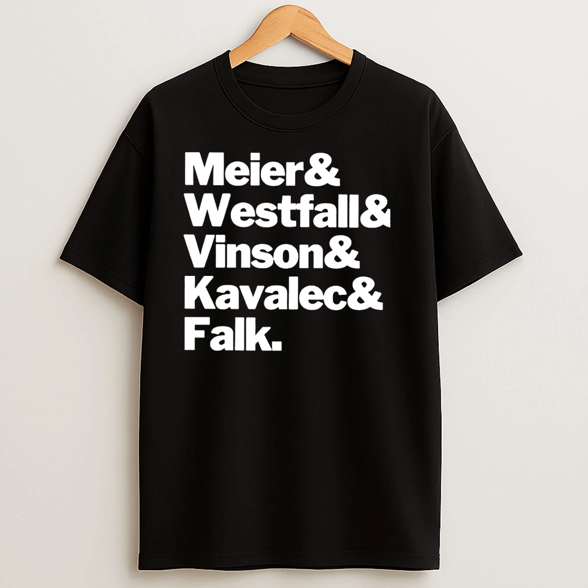 Meier And Westfall And Vinson And Kavalec And Falk Christmas T Shirts
