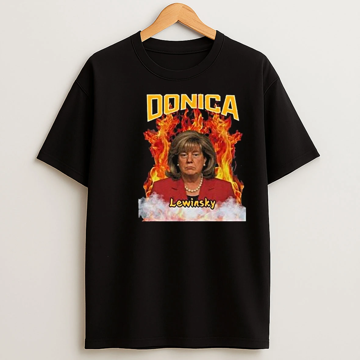 Meme Donica Lewinsky 2025 Circle Black T Shirts