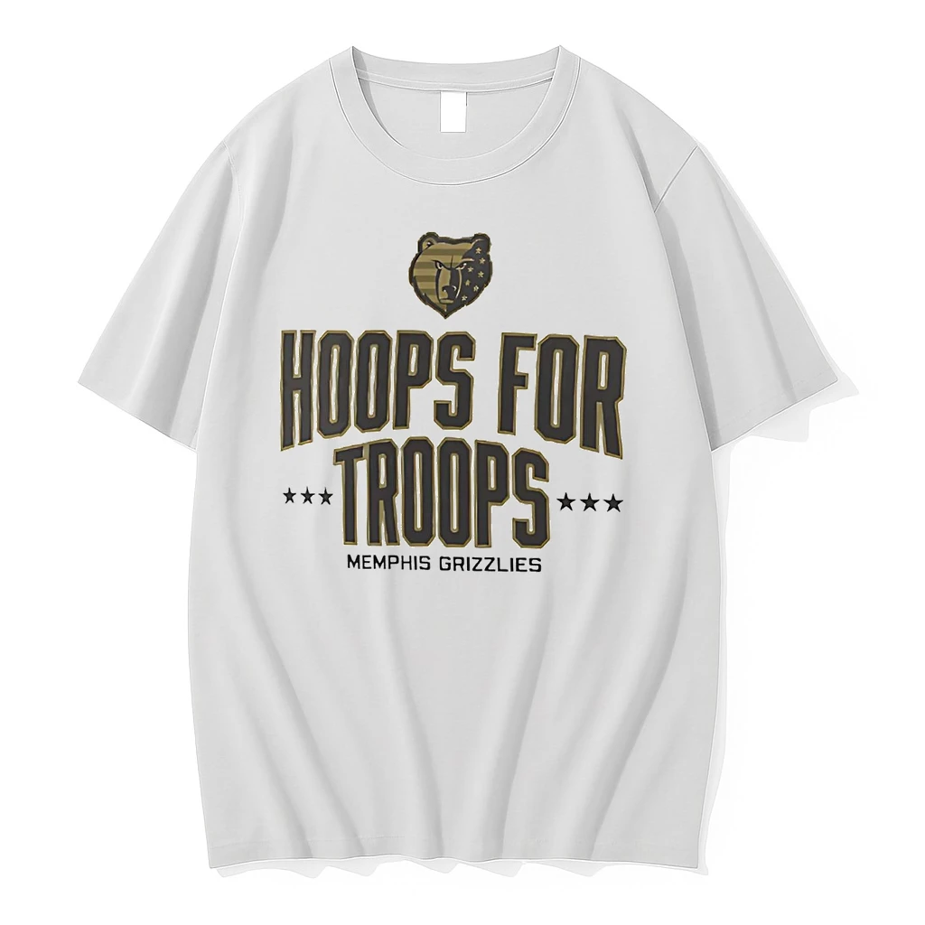 Memphis Grizzlies Hoops For Troops Shirts