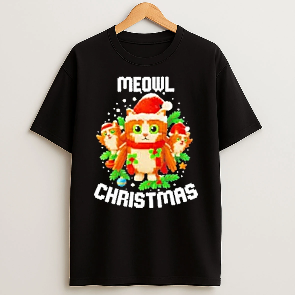 Meowl Christmas Brainrot Meme Shirts