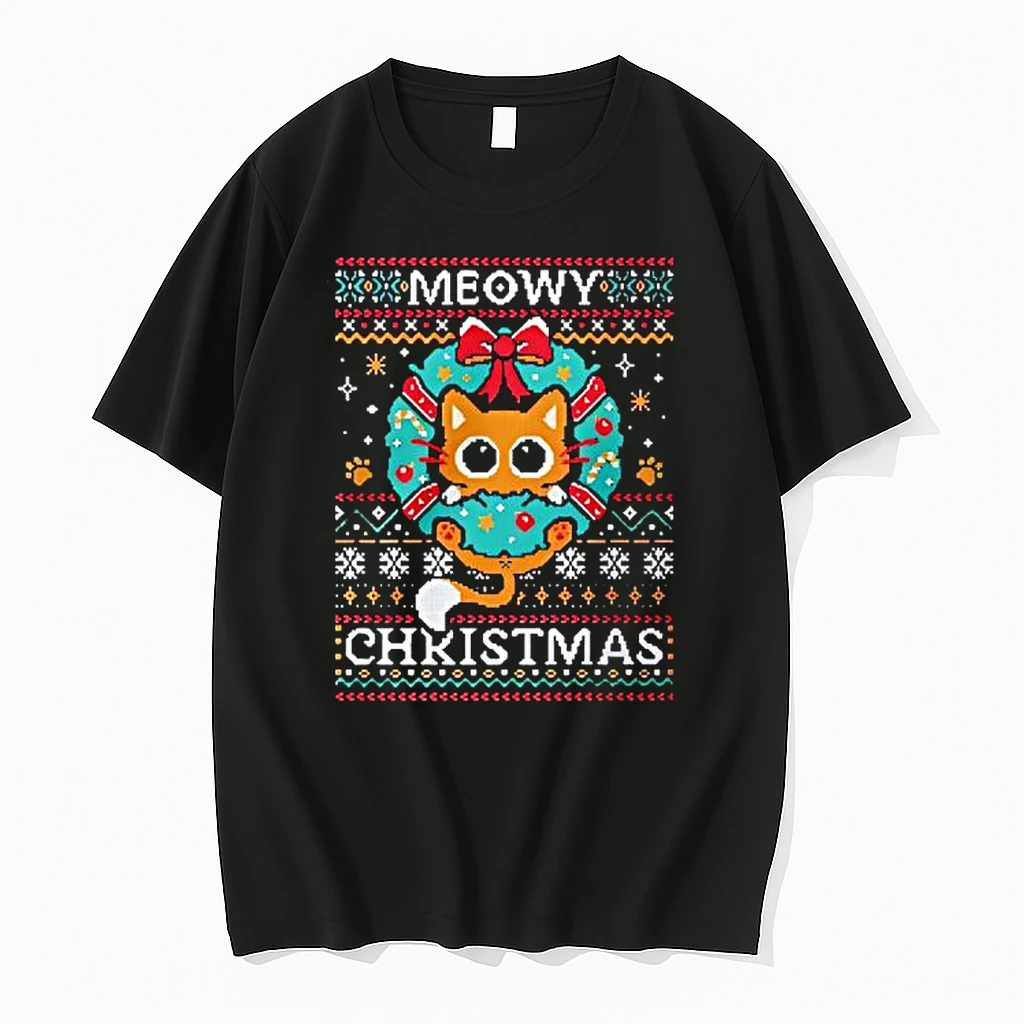 Meowy Cat Ugly Christmas 2025 Shirts