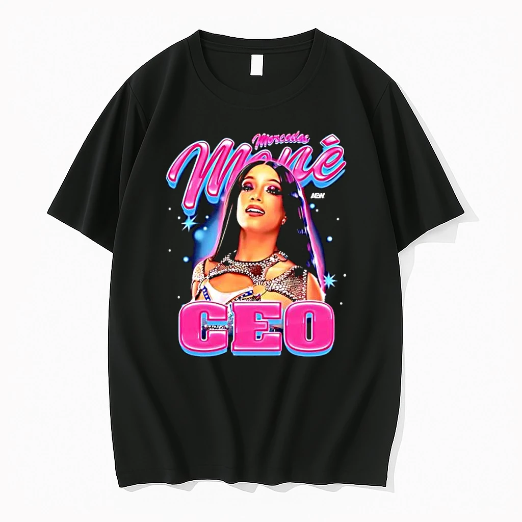 Mercedes Mone All Elite Wrestling Wrestler Pink Graphic Shirts