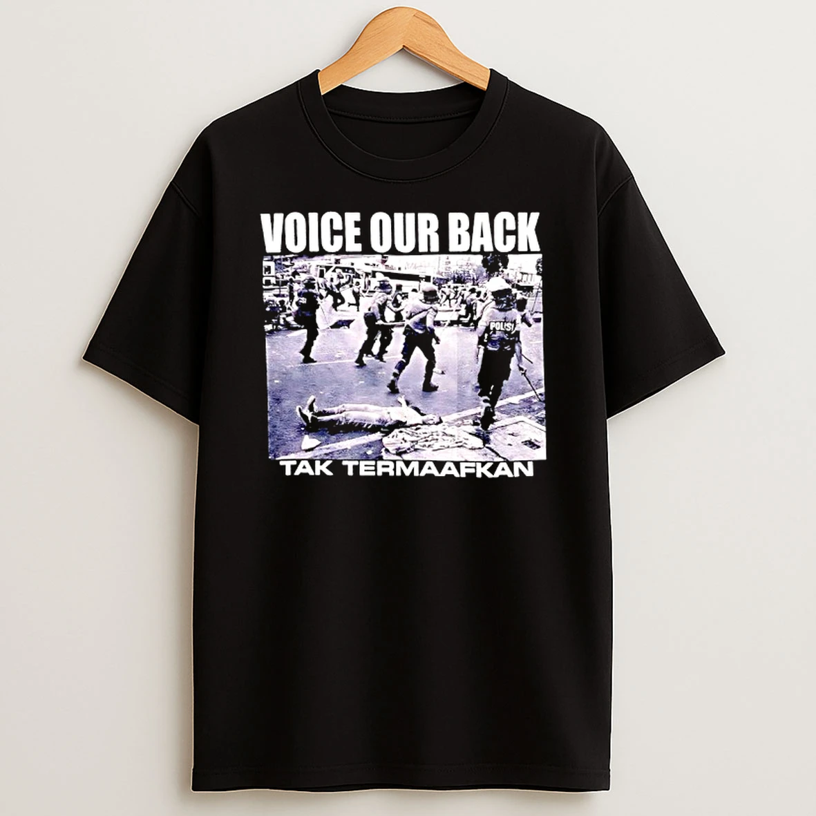 Merchcons Apparel Voice Our Back Polisi Tak Termaafkan Shirts