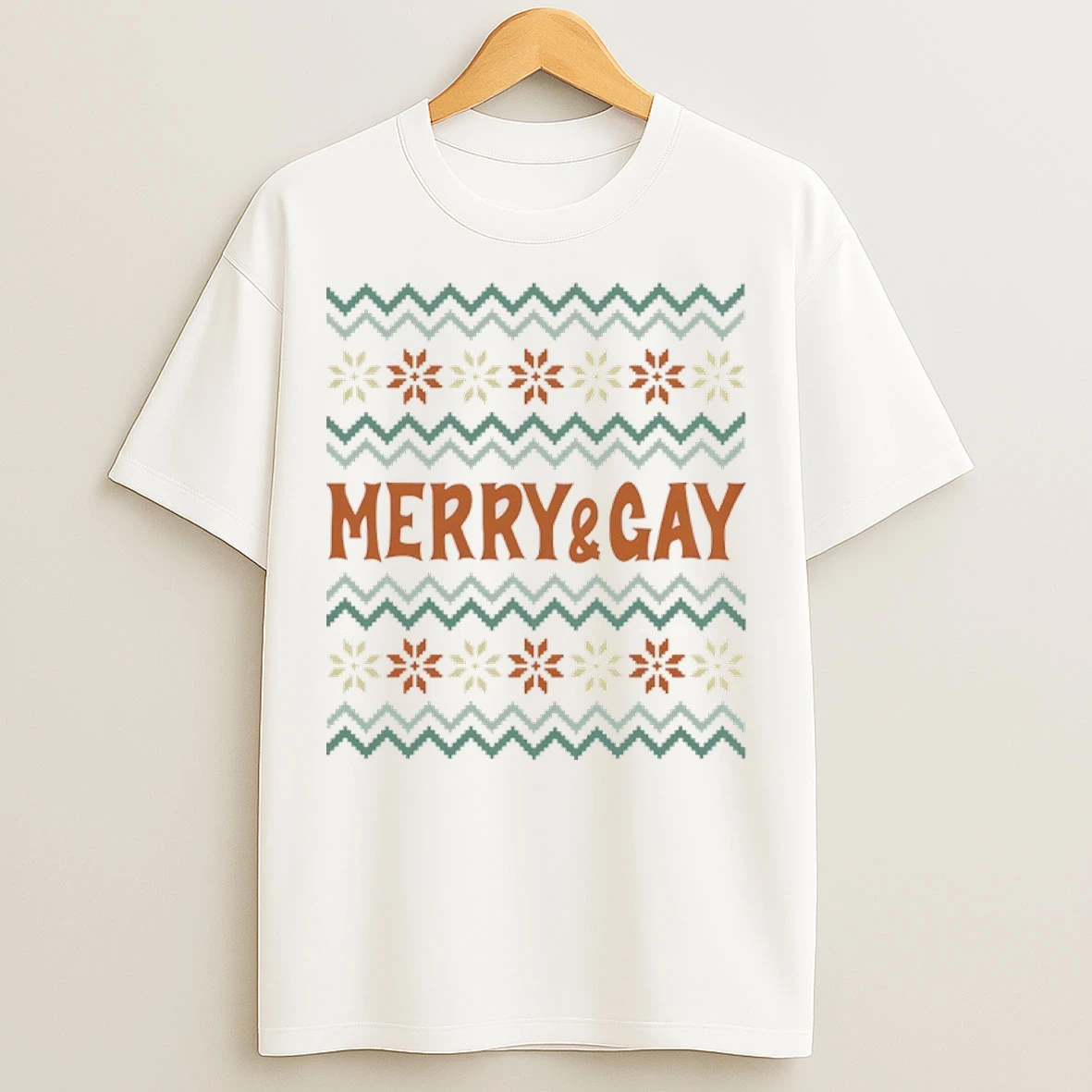 Merry And Gay Ugly Christmas 2025 T Shirts