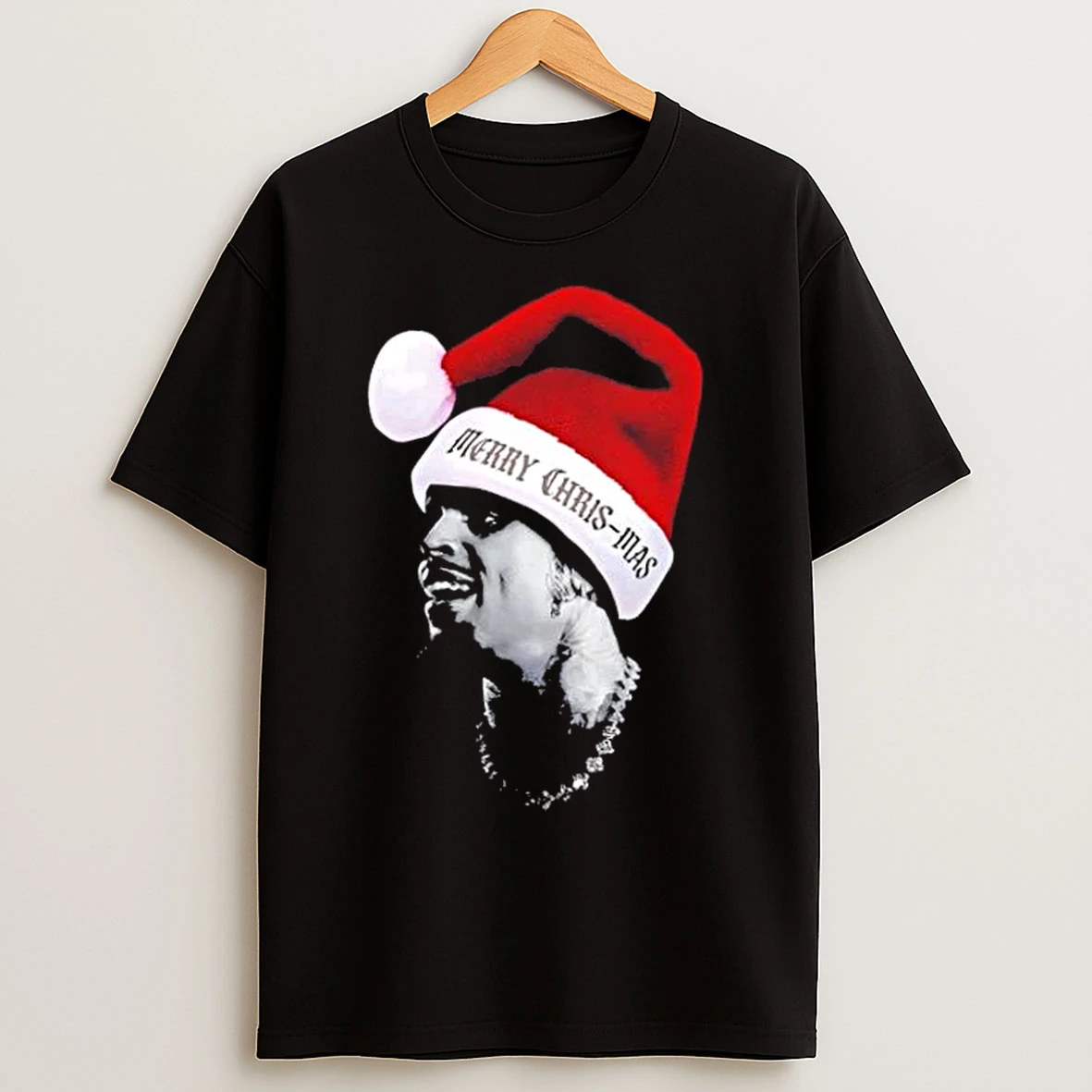 Merry Chris Mas Big Head T Shirts