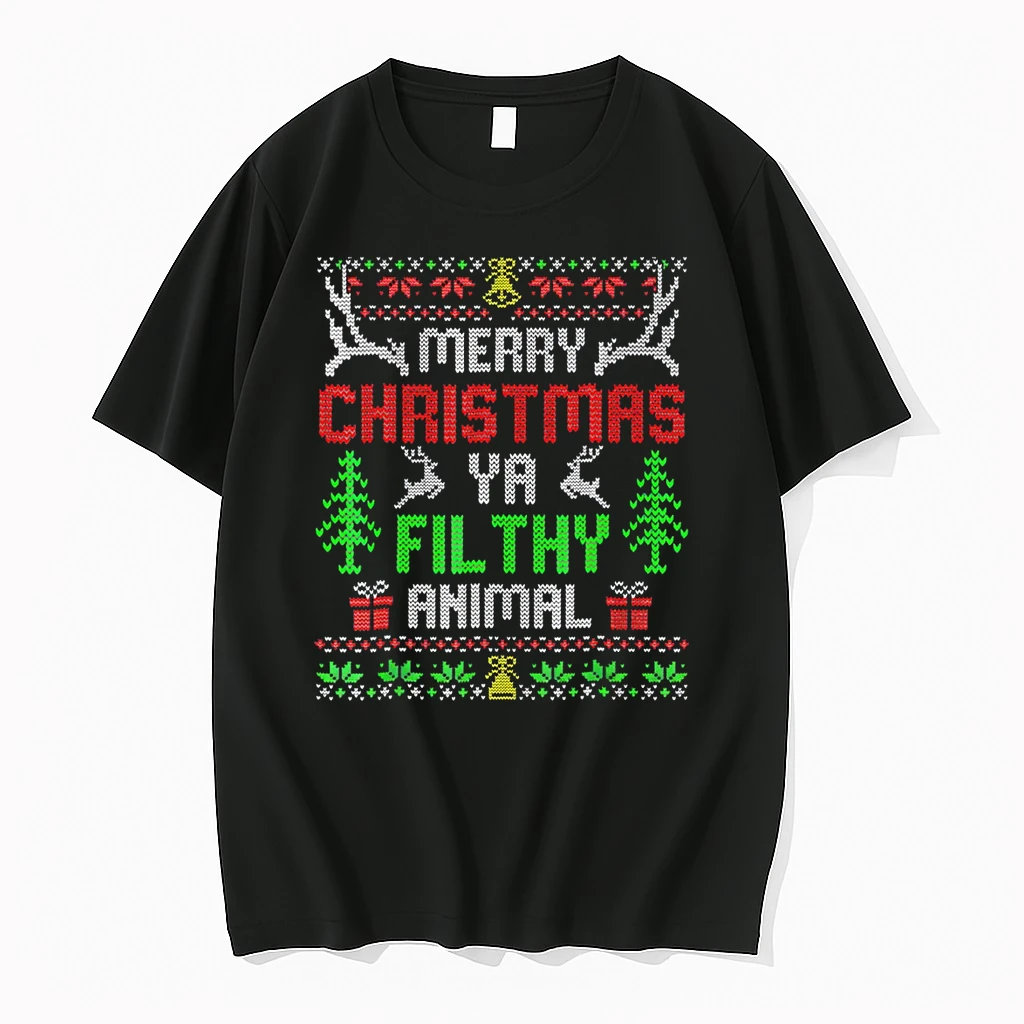 Merry Christmas Animal Filthy Ya Xmas Family Pajama Shirts