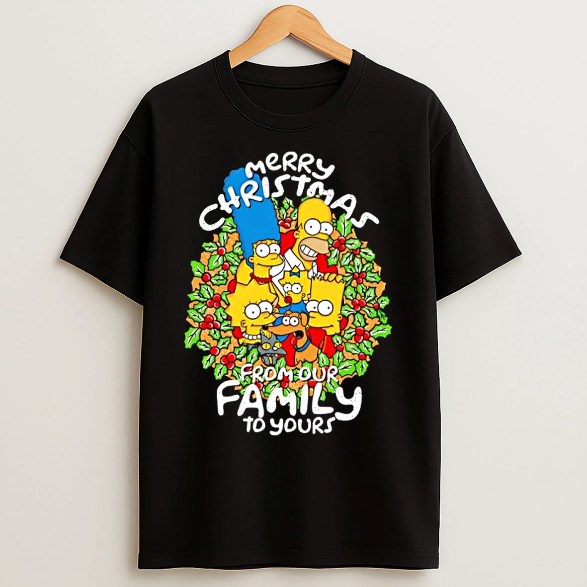 Merry Christmas From Our Family To Yours Graphic T Shirts