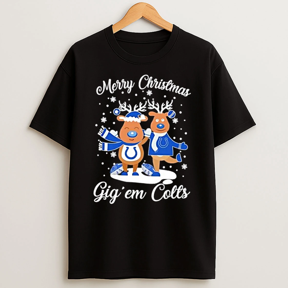Merry Christmas Gig Em Indianapolis Colts Shirts