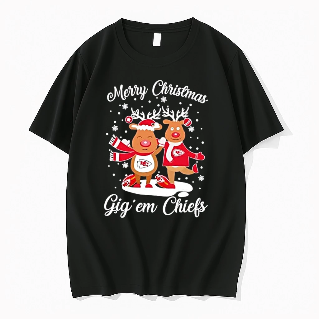 Merry Christmas Gig Em Kansas City Chiefs Shirts