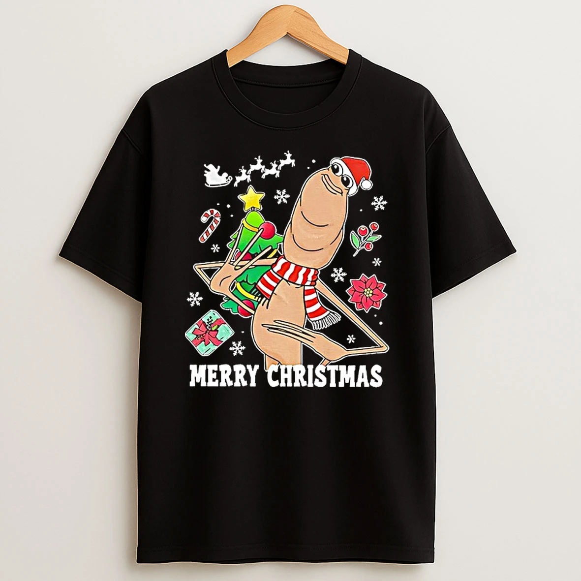 Merry Christmas Marcus The Worm Funny Shirts