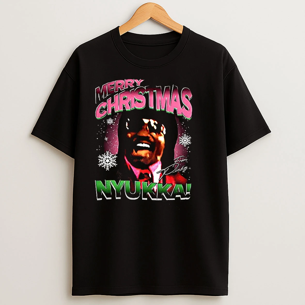 Merry Christmas Nyukka Pinky Signature T Shirts