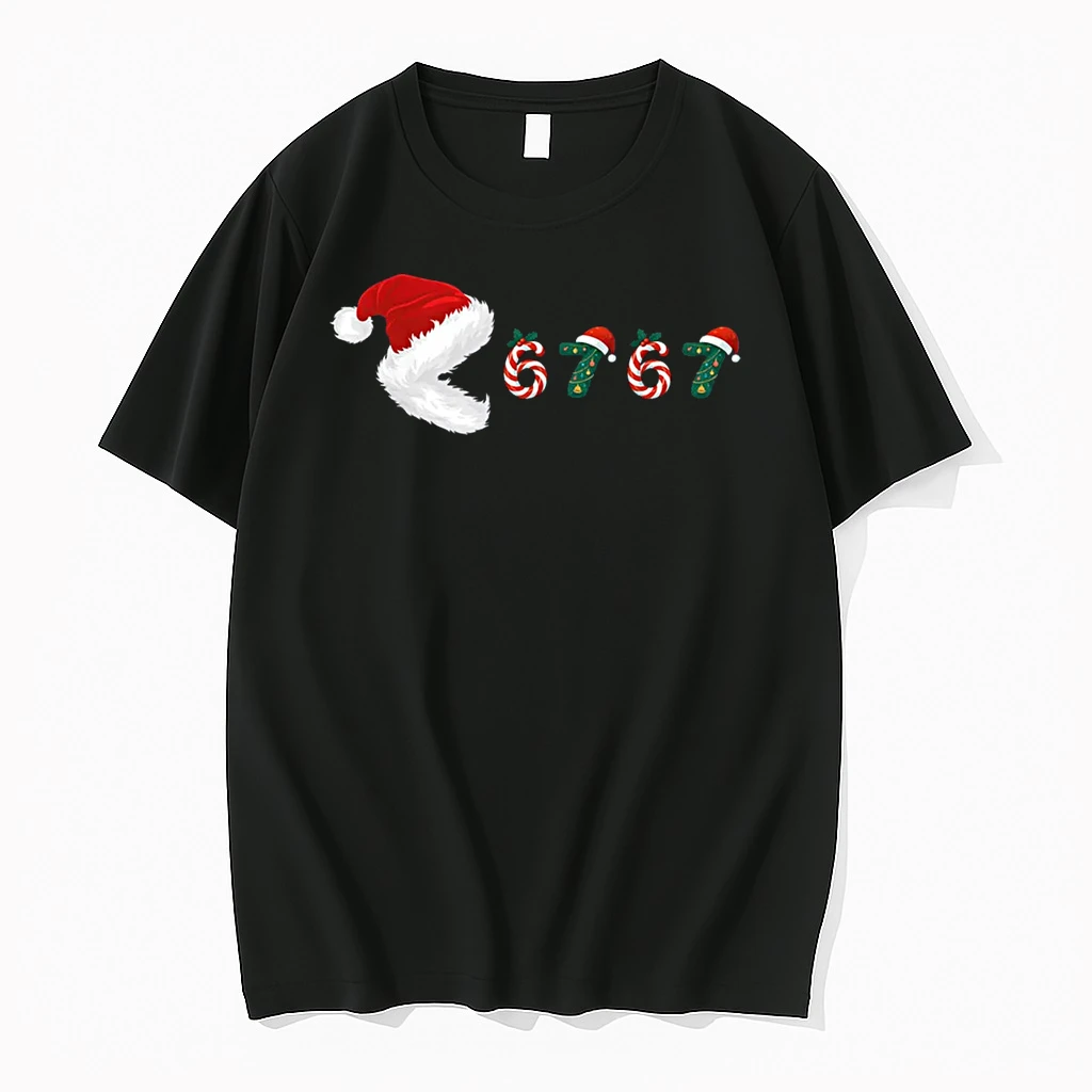 Merry Christmas Pajamas Eating 67 Meme Six Seven Shirts