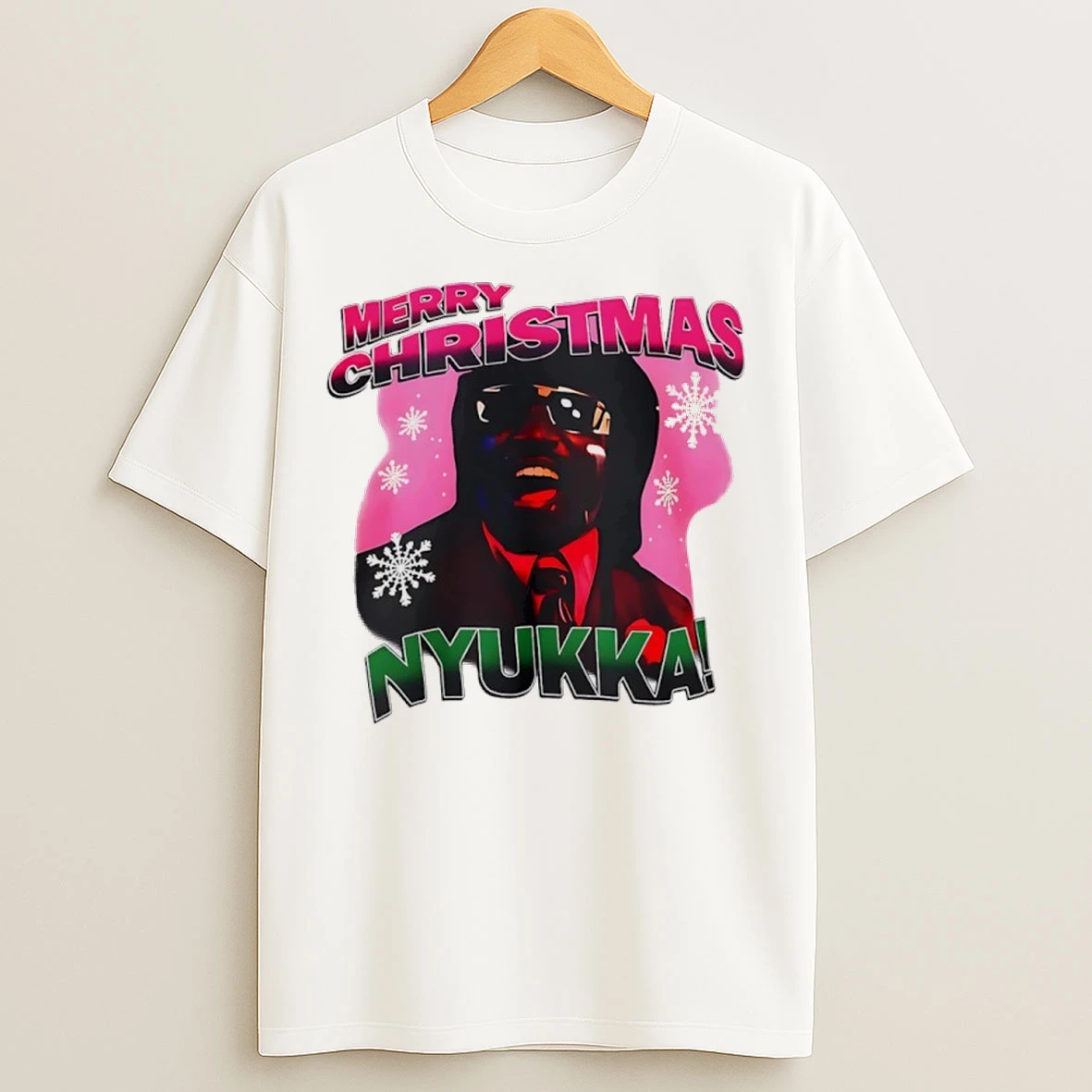 Merry Christmas Pinky Nyukka 2025 Graphic T Shirts