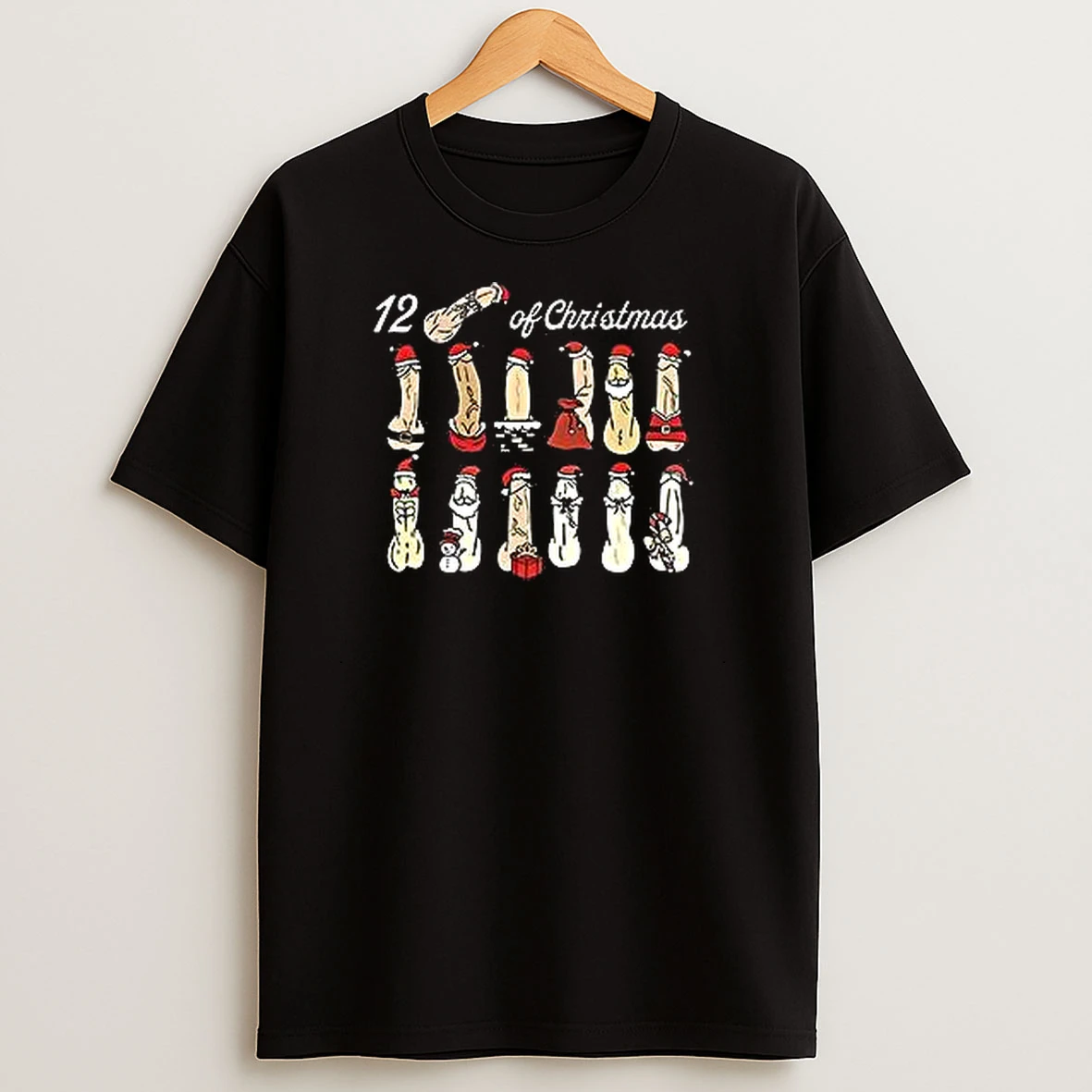 Merry Dickmas 12 Days Of Dirty Christmas T Shirts