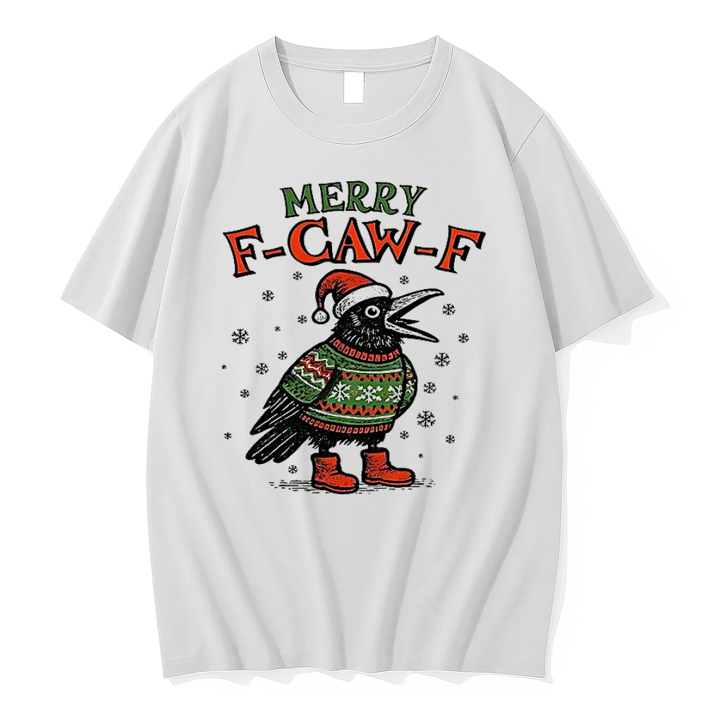 Merry F Caw F Merry Christmas Shirts