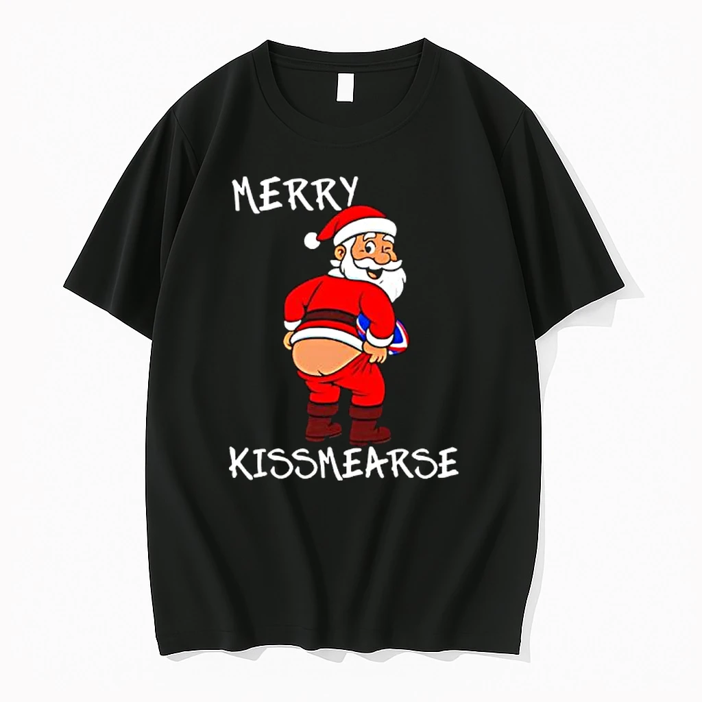 Merry Kissmearse Christmas Jumper Santa Claus Shirts