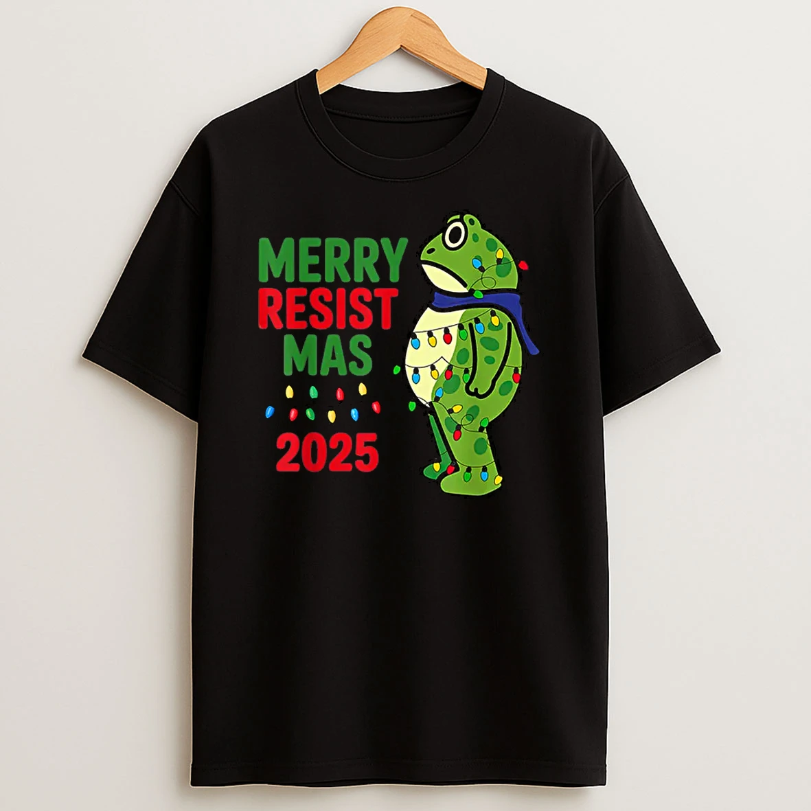 Merry Resistmas 2025 Portland Frog Resist Christmas Shirts