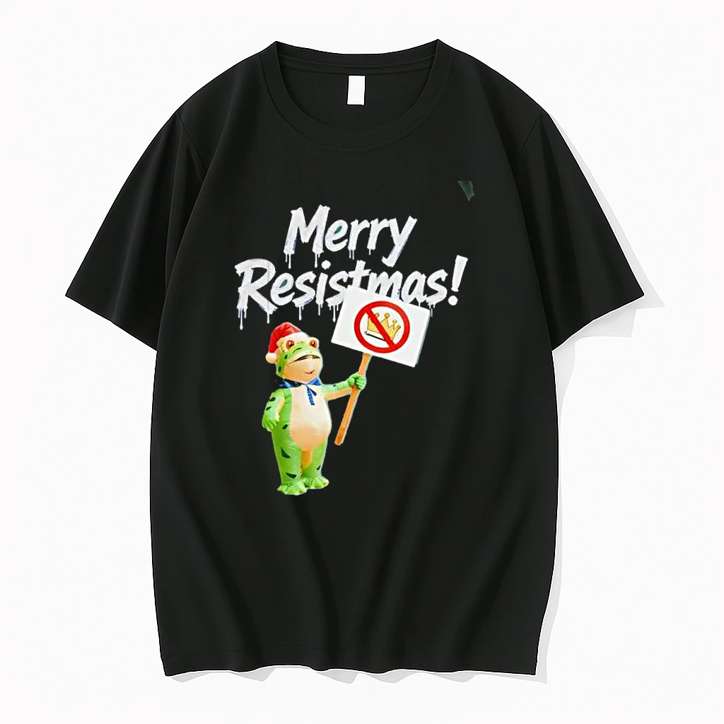 Merry Resistmas Frog No Kings Shirts