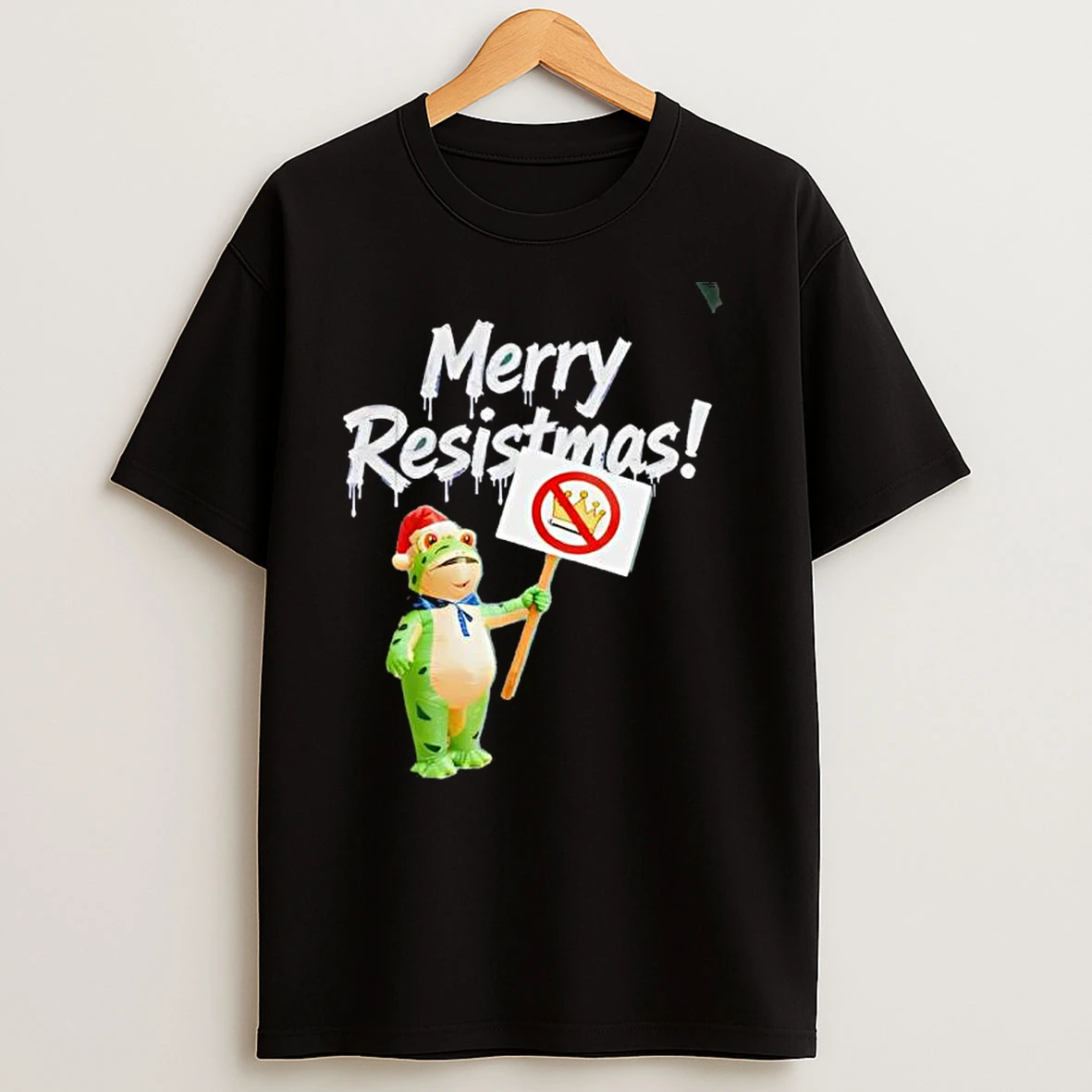 Merry Resistmas Frog No Kings T Shirts