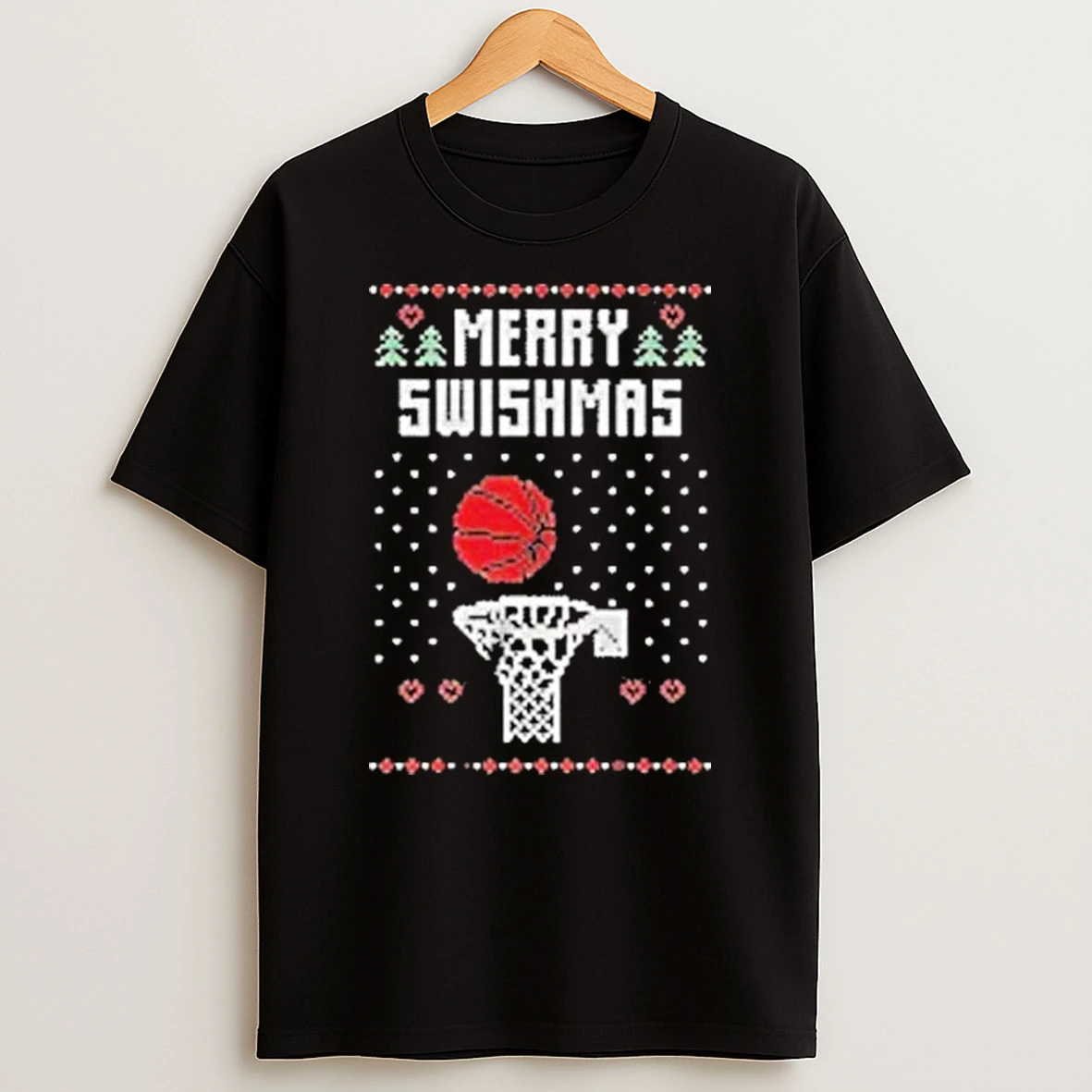 Merry Swishmas Basketball Merry Christmas Shirts