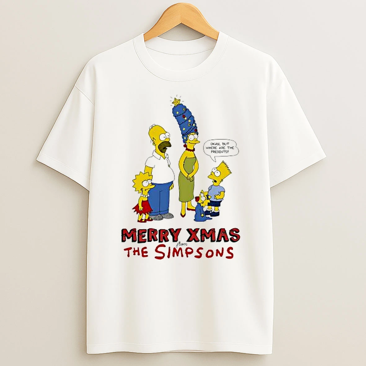 Merry Xmas From The Simpsons Shirts