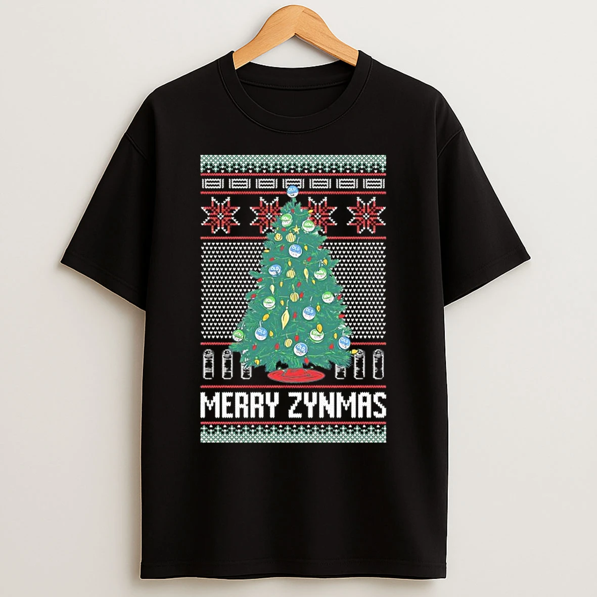 Merry Zynmas 2025 Christmas Ugly T Shirts
