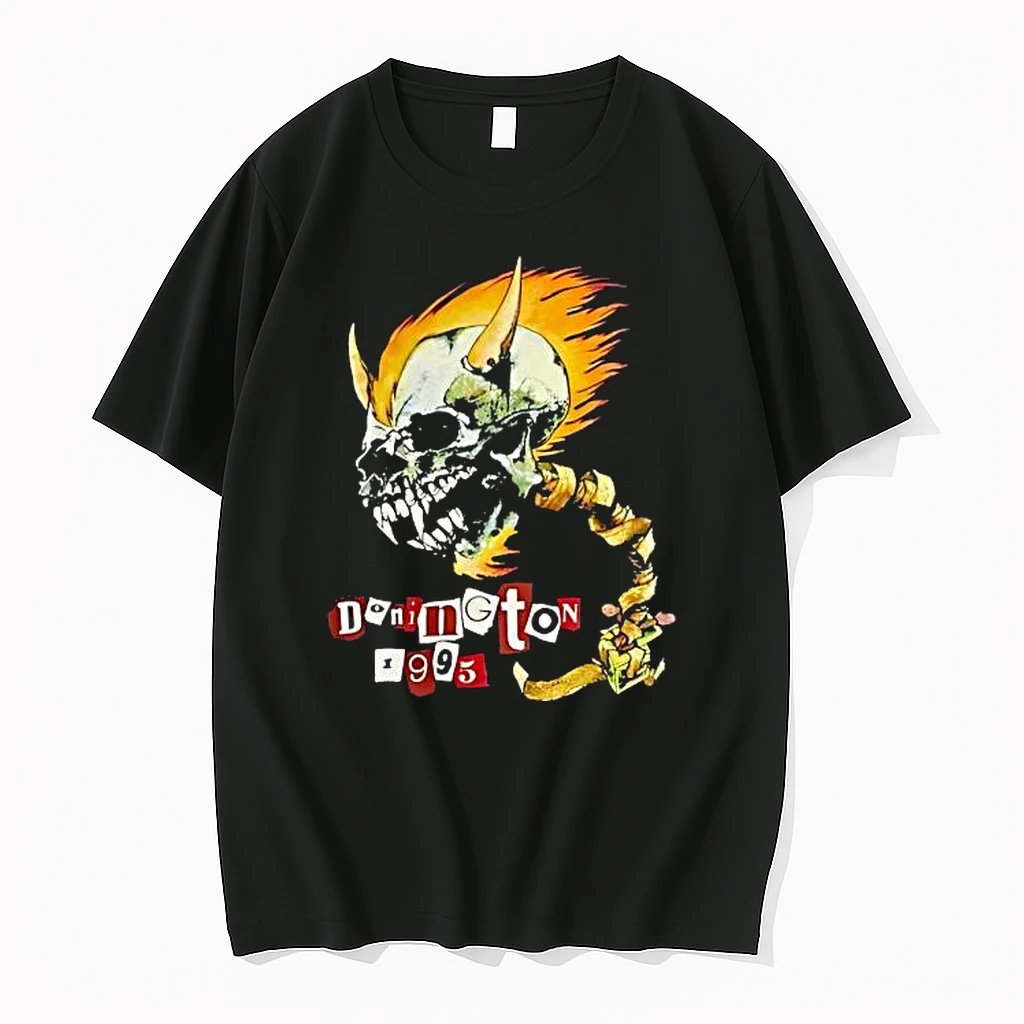 Metallica Castle Donington 1995 Skull Shirts