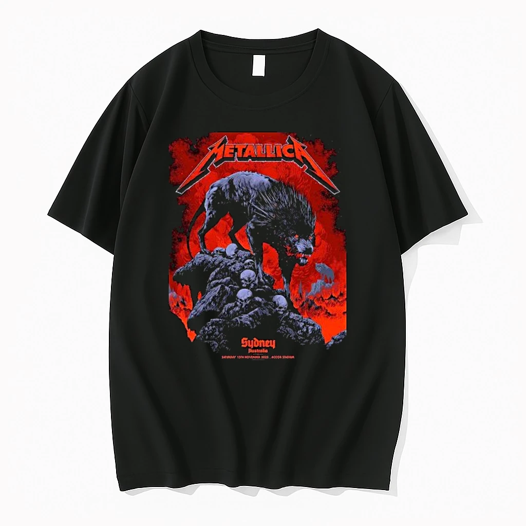 Metallica M72 Sydney Australia 2025 Pop Up Shop By Ken Taylor At Accor Stadium On 15 November 2025 The Wolf Shirts