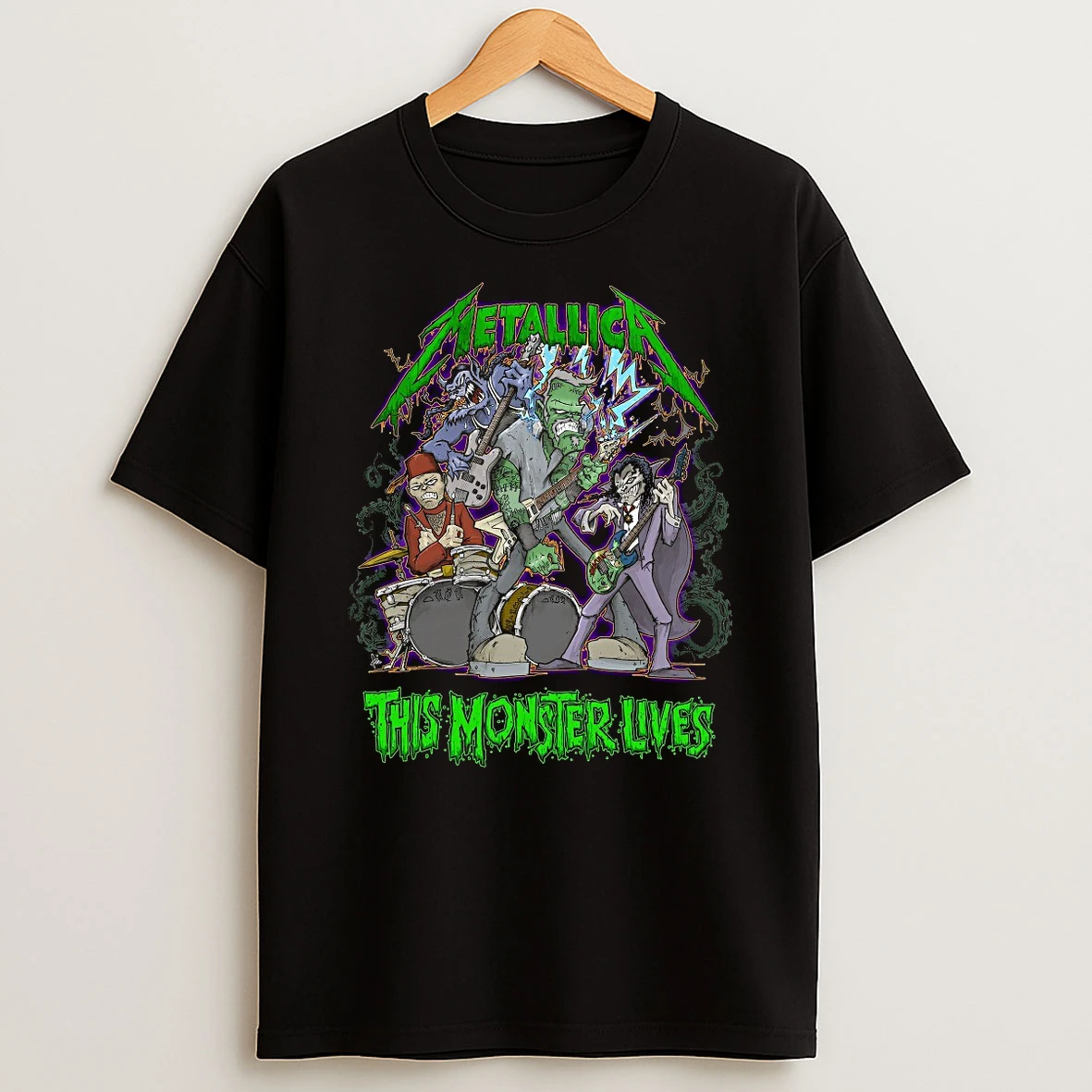 Metallica This Monster Lives 2025 Halloween Band Shirts