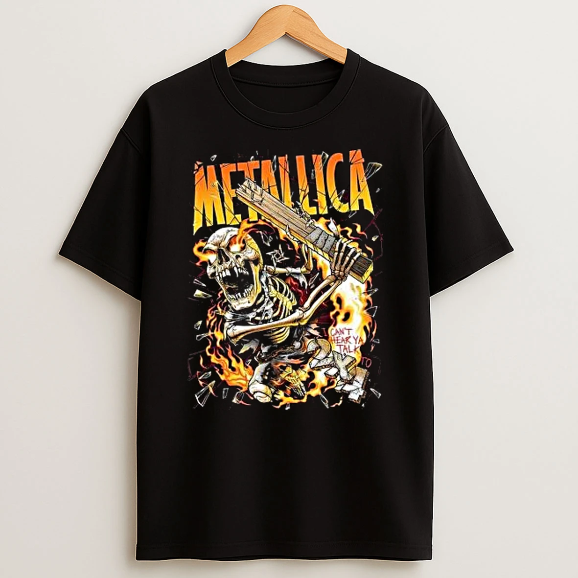 Metallica Tour I Cant Hear Ya Talk To 2 X 4 Shirts