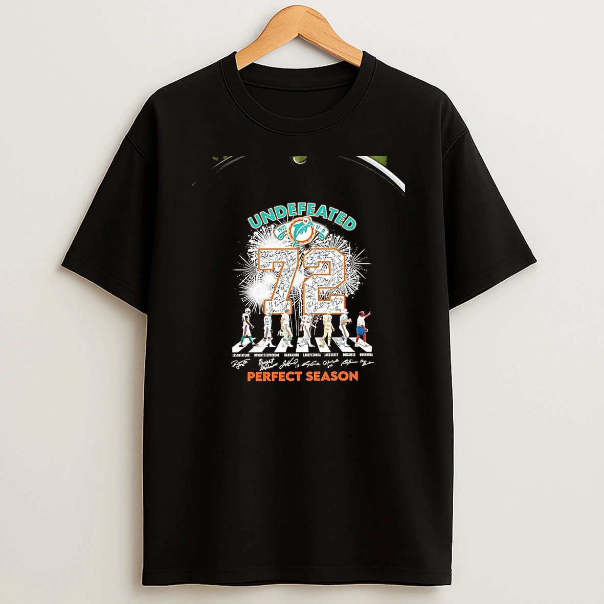 Miami Dolphins 72rd Anniversary Undefeated Perfect Season Christmas Chriast Shirts