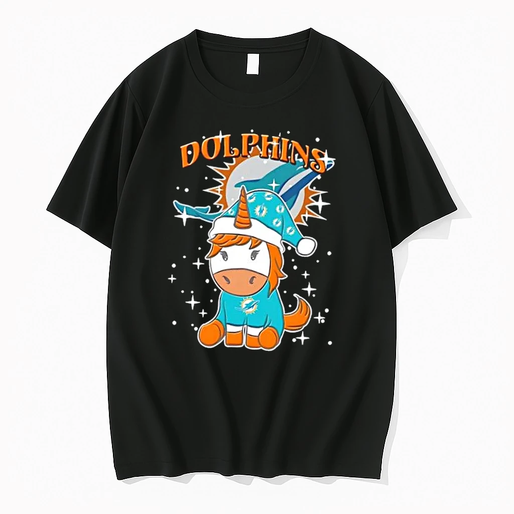 Miami Dolphins Football X Unicorn Merry Christmas Shirts