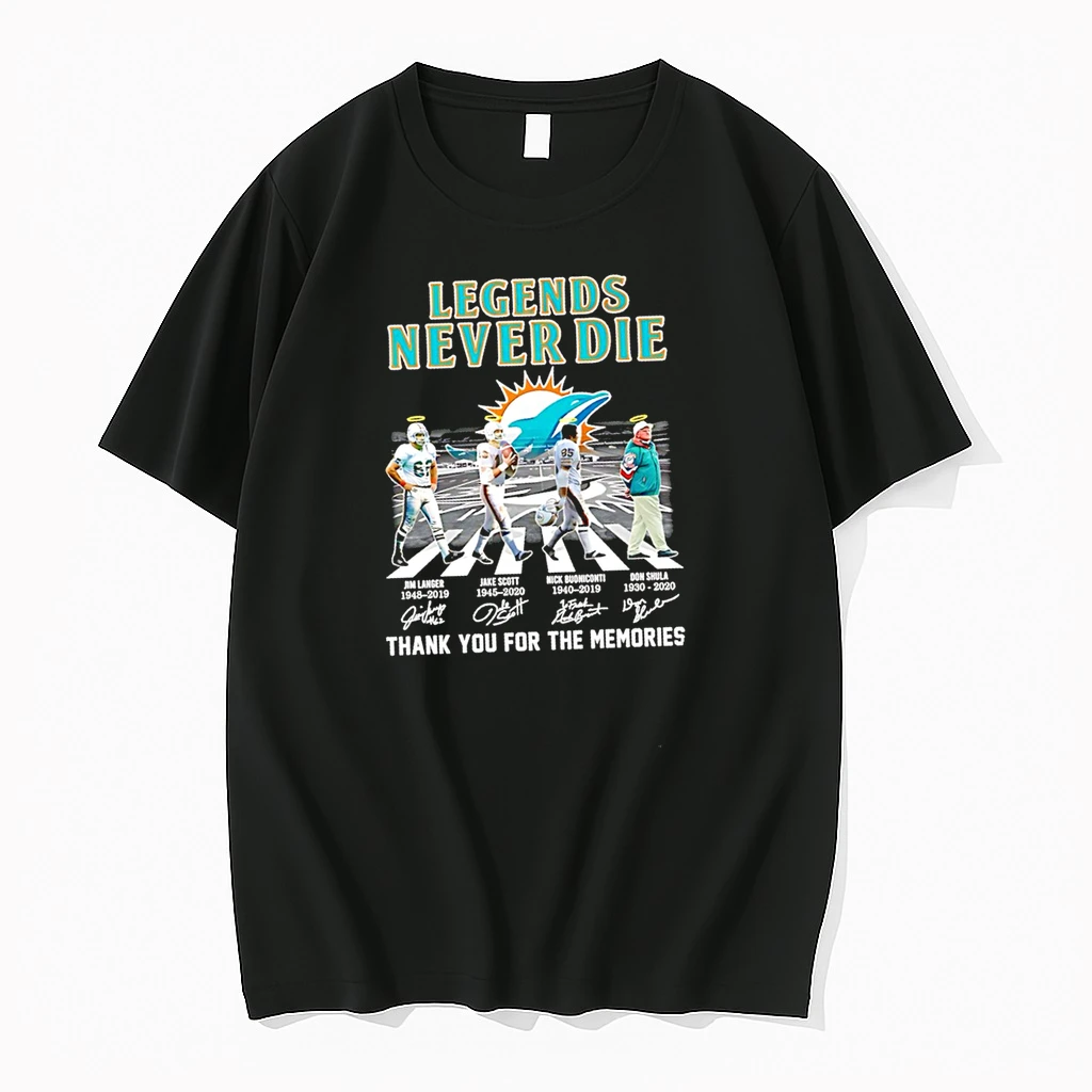 Miami Dolphins Legends Never Die Thank You For The Memories Shirts
