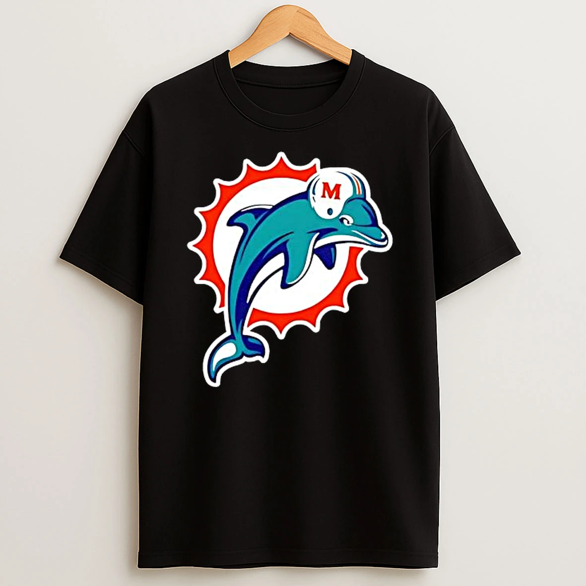 Miami Dolphins Wicking Helmet Shirts