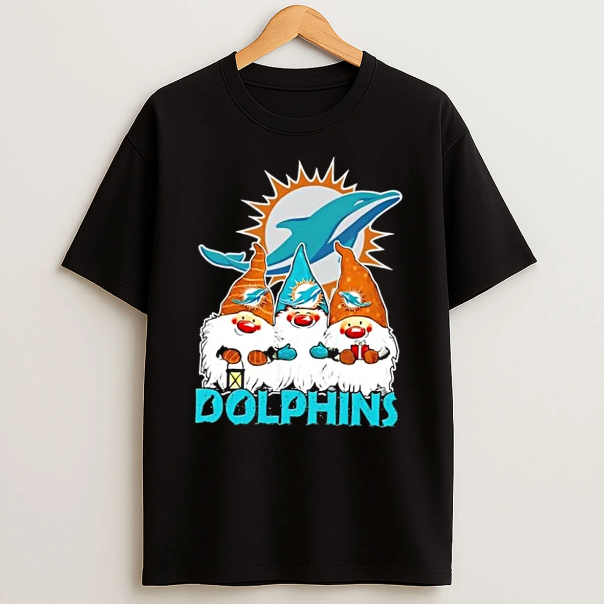 Miami Dolphins X Gnomes Xmas Christmas Shirts