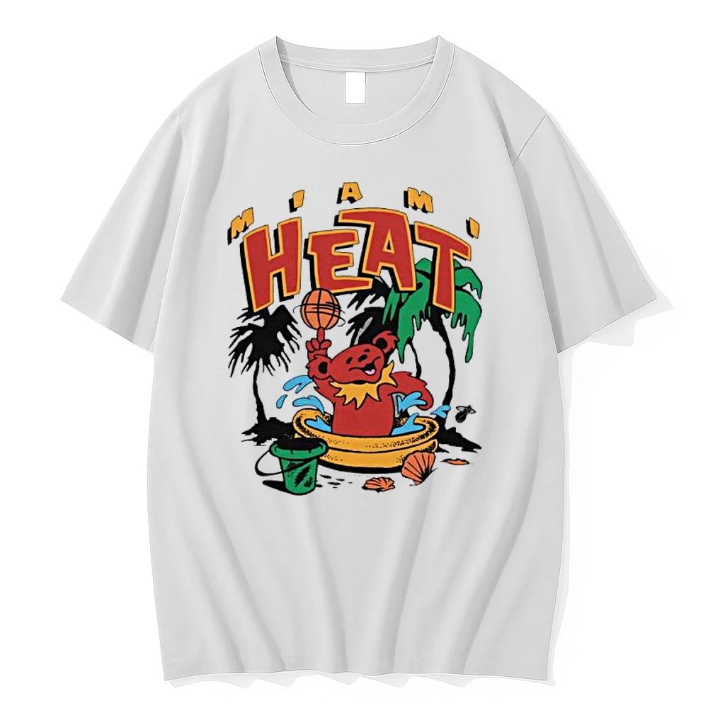 Miami Heat X Grateful Dead Basketball Shirts