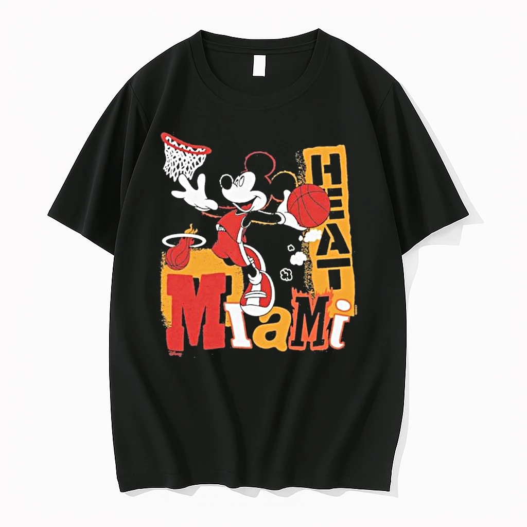 Miami Heat X Mickey Dunk Basketball Shirts