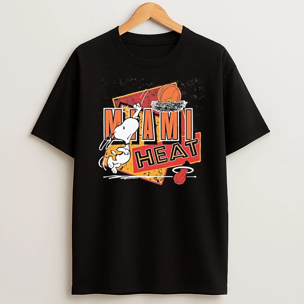 Miami Heat X Snoopy Dunk Basketball Shirts