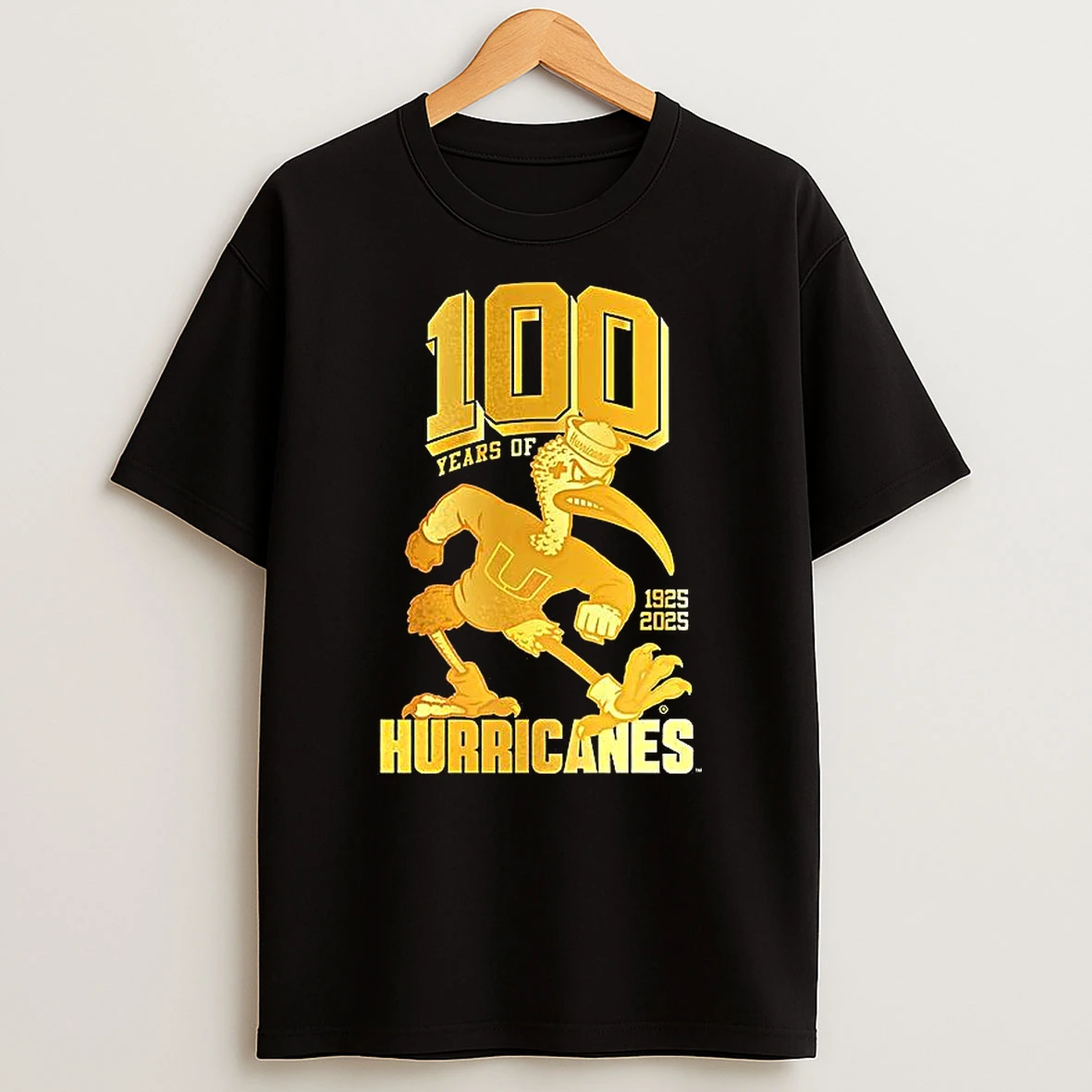 Miami Hurricanes 100 Year Of Shirts
