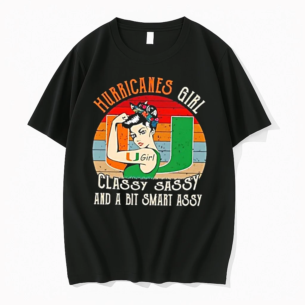 Miami Hurricanes Girl Classy Sassy And A Bit Smart Assy Shirts