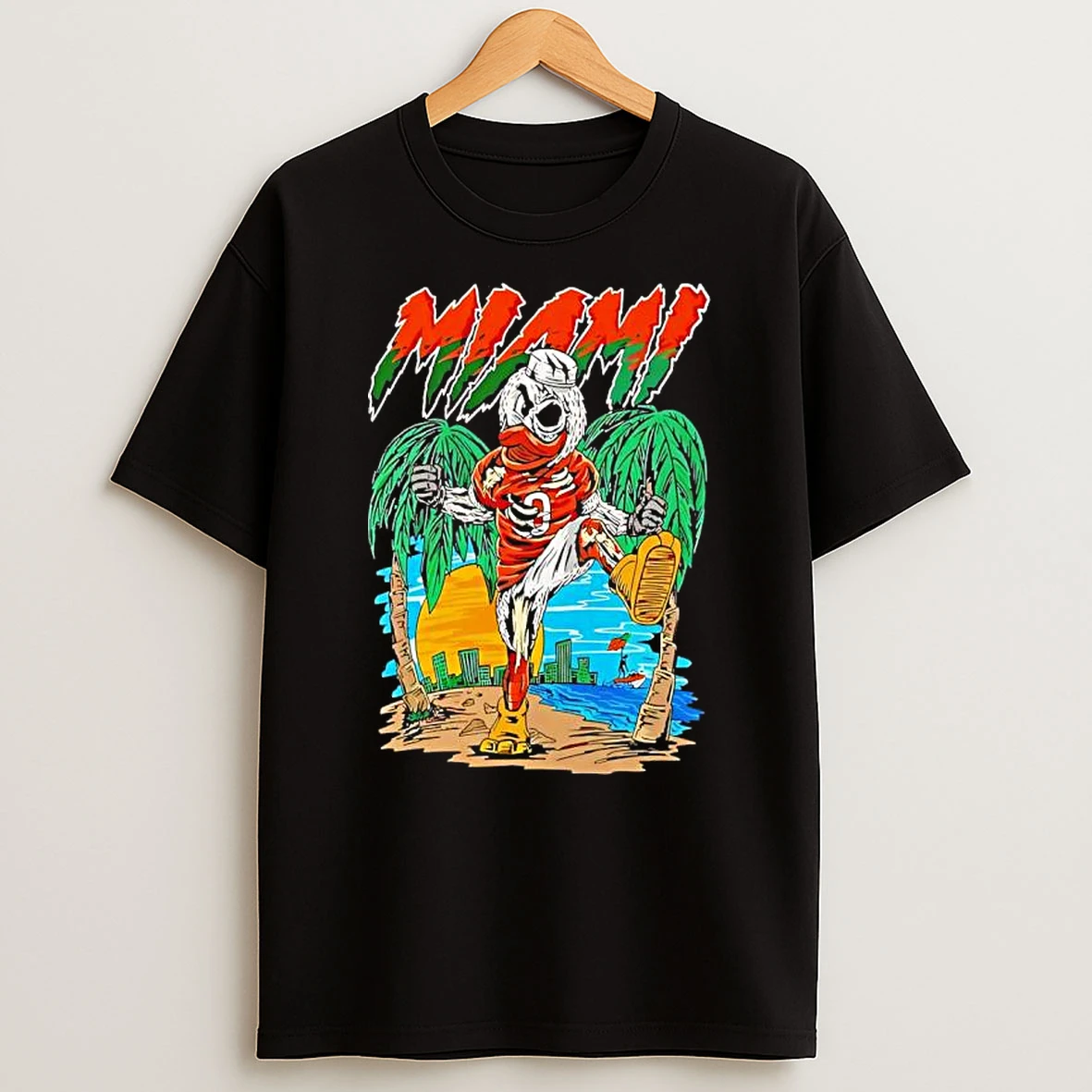 Miami Hurricanes Mascot Mayhem Black Shirts