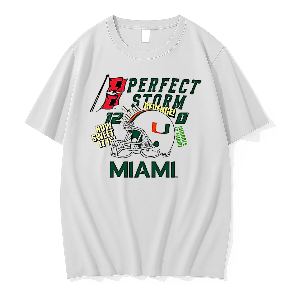 Miami Hurricanes Perfect Story Helmet Shirts