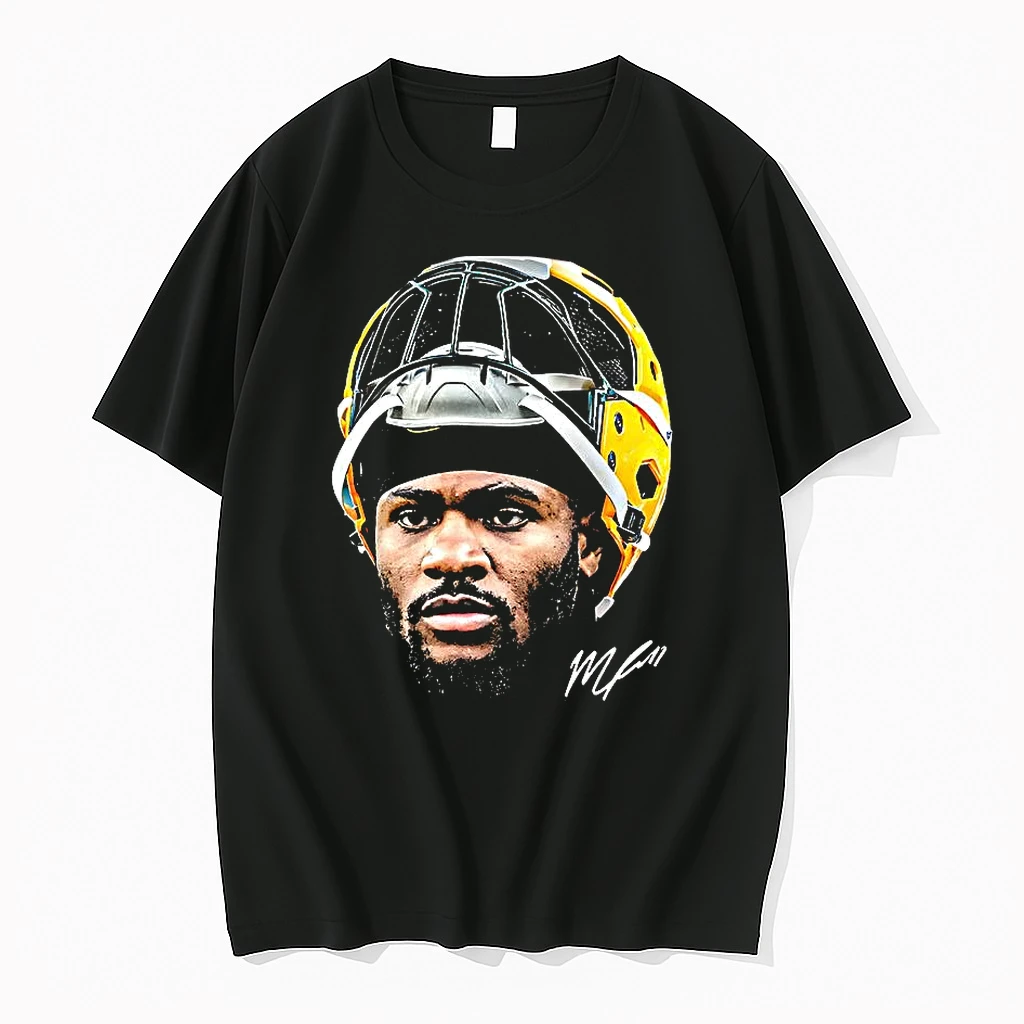 Micah Parsons Green Bay Packers Football Big Face Helmet Locked In Signature Shirts