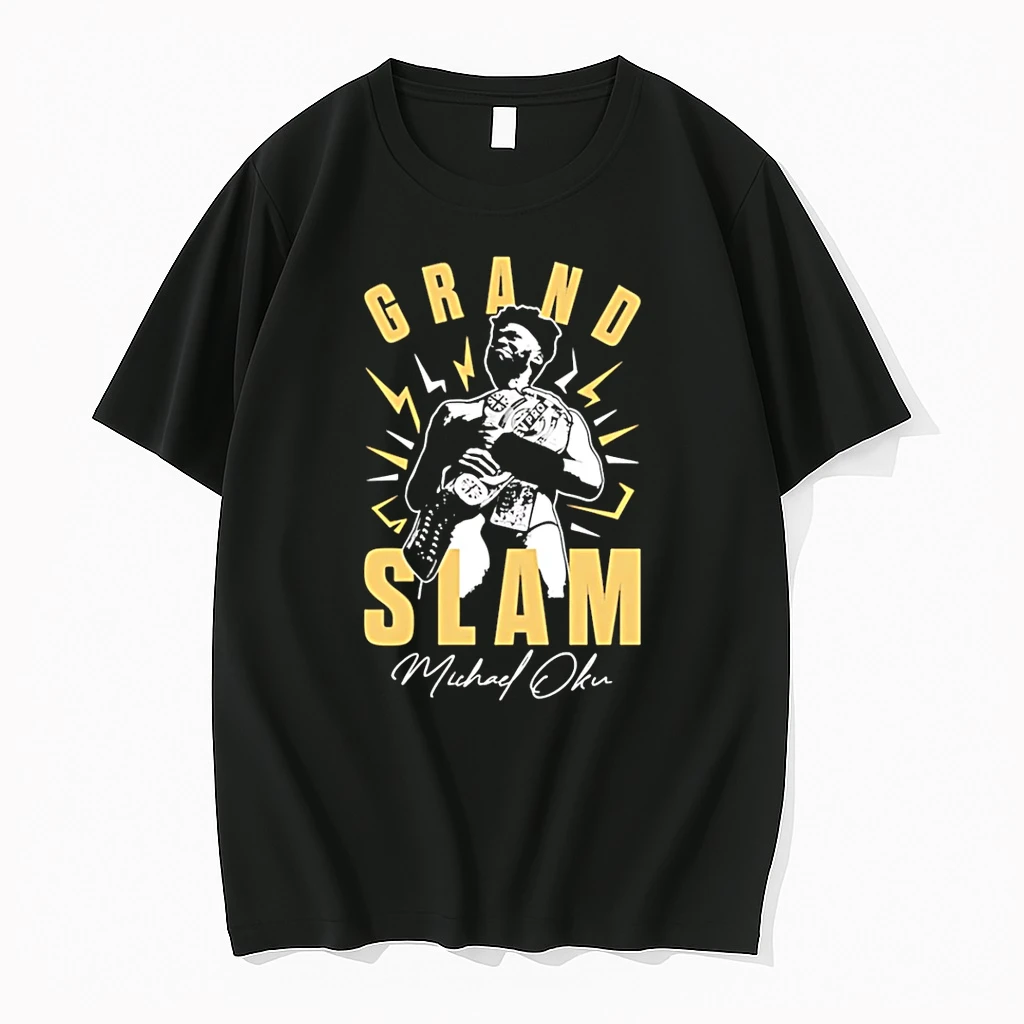 Michael Oku Grand Slam Wrestling Shirts
