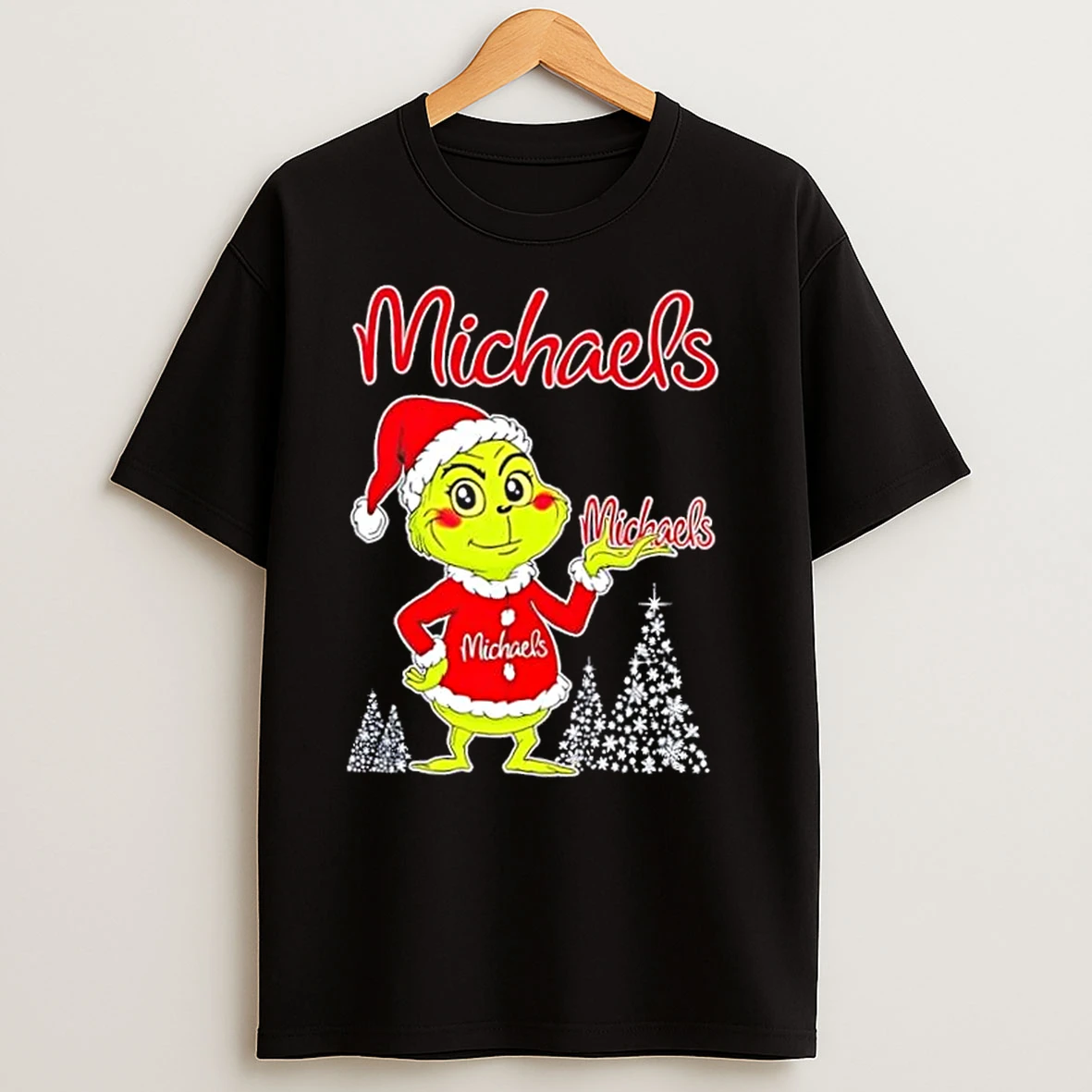Michaels And Grinchmas Christmas Tree T Shirts
