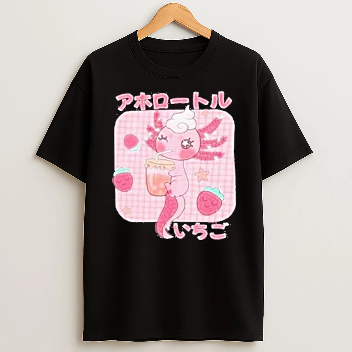 Michelle Otter Strawberry Axolotl Shirts