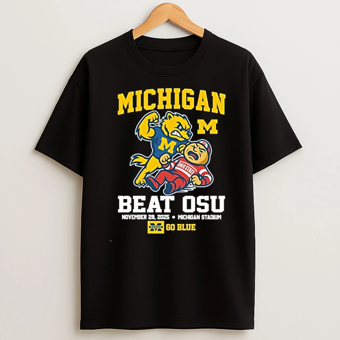 Michigan Beat Osu November 29 2025 Go Blue Shirts