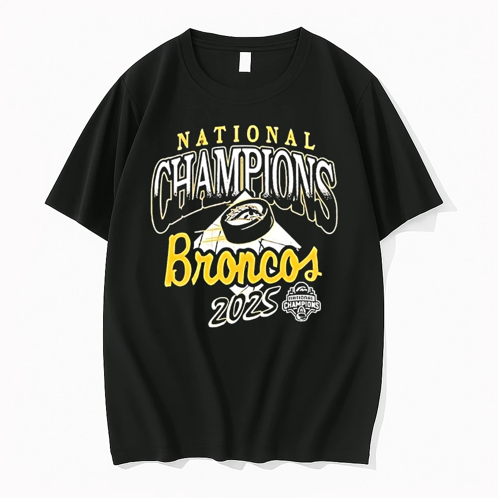Michigan Broncos National Mens Hockey Champions 2025 Shirts