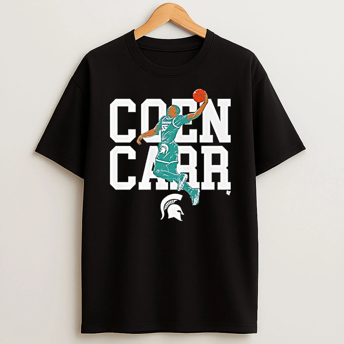 Michigan State Basketball Air Coen Carr Shirts