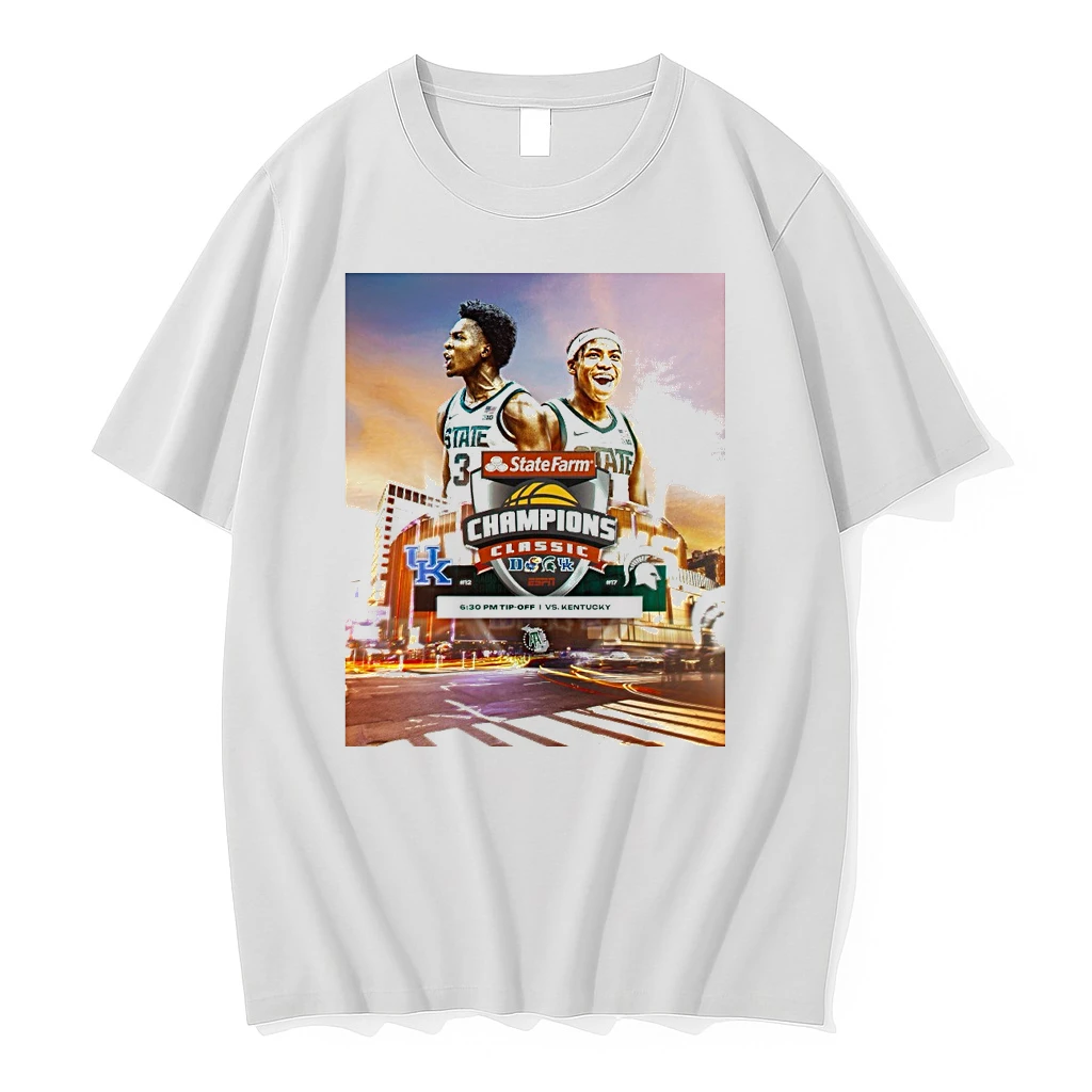 Michigan State Spartans Vs Kentucky Wildcats State Farm Champions Classic November 18 2025 Shirts